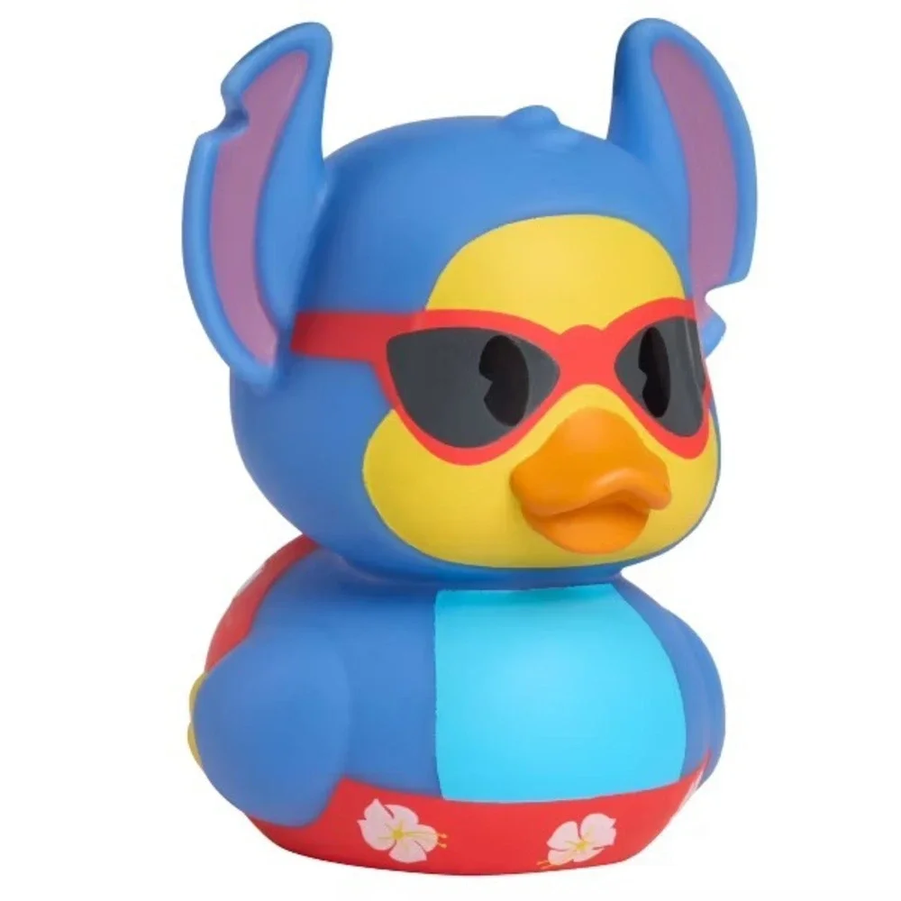 Disney Duckalooz Summer Ducks Set Of 3 Mickey Mouse Minnie Mouse Stitch NEW - Picture 6 of 15